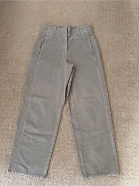 Aritzia Wilfred Free Tan Ascendant Cotton pants.